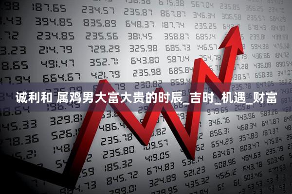 诚利和 属鸡男大富大贵的时辰_吉时_机遇_财富