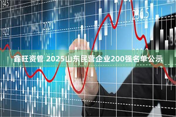 鑫旺资管 2025山东民营企业200强名单公示